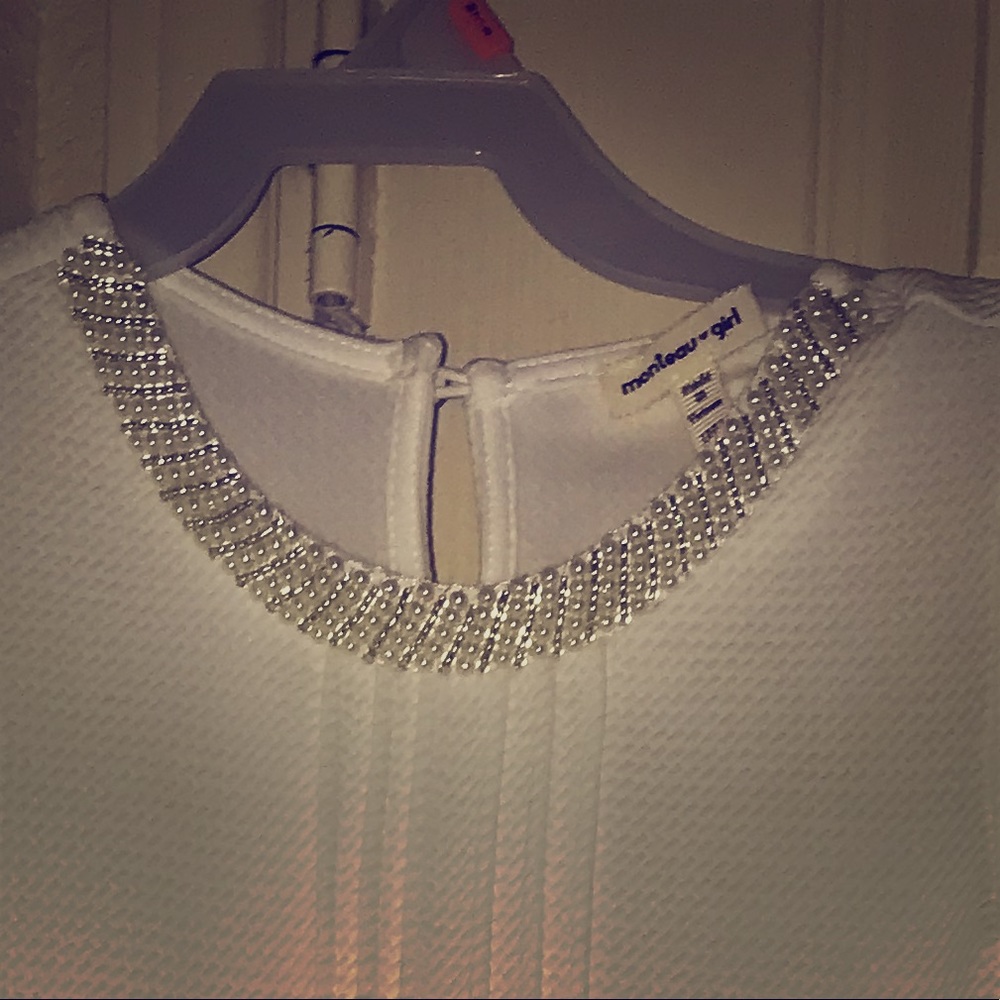 Monteau Girl White Dress